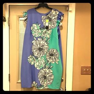 Ladies plus size floral dress